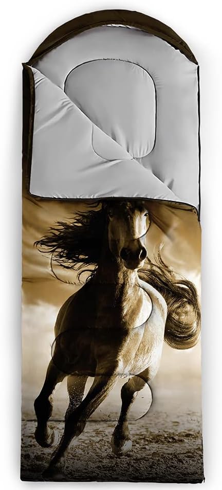 QOOMO Camping Sleeping Bags,3 Season Warm & Cool Weather,Lightweight,Waterproof Sleeping Bags for Adults & Kids,Traveling,and Outdoors,Camping Gear Equipment