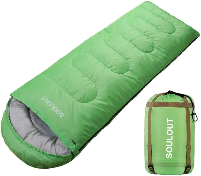 Sleeping Bag,3-4 Seasons Warm Cold Weather Lightweight, Portable, Waterproof Compression Sack Adults & Kids - Indoor & Outdoor Activities: Traveling, Camping, Backpacking, Hiking