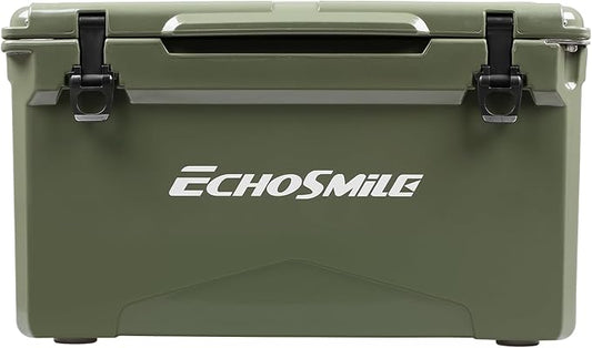 EchoSmile 25/30/35/40/60/75 Quart Rotomolded Cooler, Built to Stand up to The Rigors of The Journey