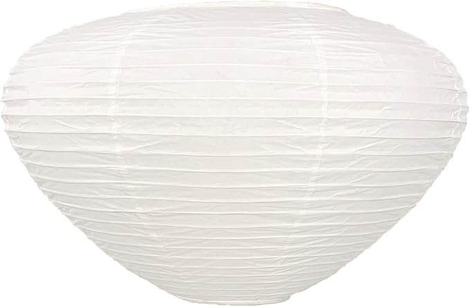 Mushroom Paper Lampshadeï¼?7inchï¼? White Folding Lampshade,Interior Trim Lampshade,Paper Ceiling Lamp Shade