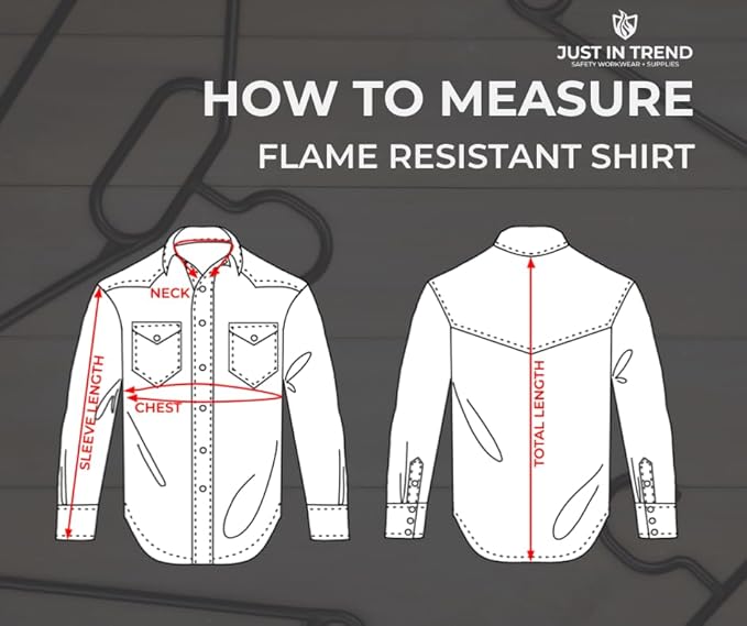 Flame Resistant FR Welding Shirt - 100% C - 9 oz