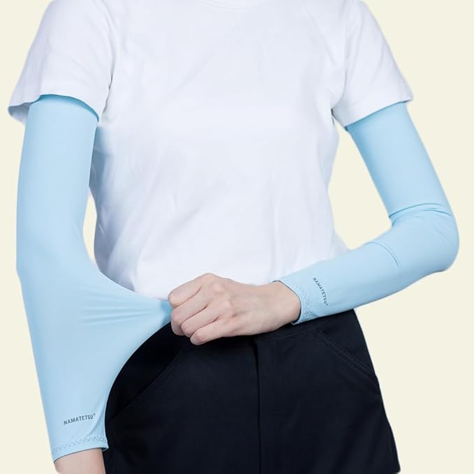 Ice Silk Cooling Sun Protection UPF50 UV-resistance Compression Arm Sleeve Warmer Lightweight