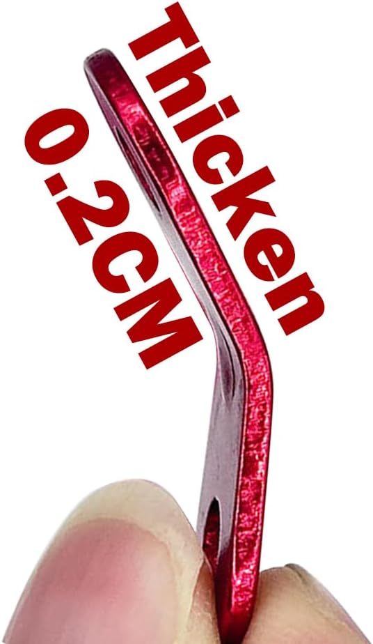 36 Pieces Tent Rope Tensioner - 3 Types Alloy Guyline Tensioner Camping Tent Guyline Cord Adjuster Combination Camping Gear, Red