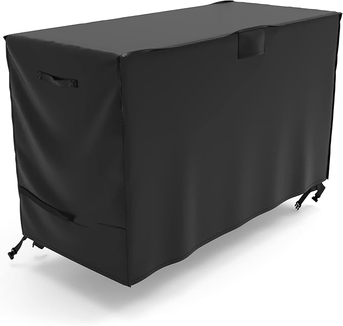 ATYARD 55-inch Outdoor Cover for Keter Unity XL Portable Table - UV Resistant, Breathable, All Weather (55" L x 24" W x 32" H)Black