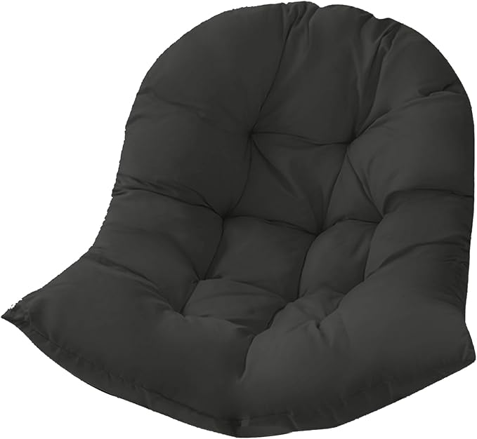 Thickened Hammock Swing Chair Cushion, Hanging Basket Seat Cushion Pillow, Soft Hanging Egg Chair Back Cushions Pads, for Indoor and Outdoor Garden Offices - Thickened Version