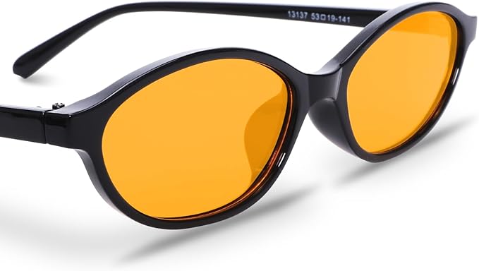 Retro Oval Sunglasses for Women Chic Cat Eye 90s Sunnies Lightweight Narrow Shades Trendy UV protection Sun Glasses