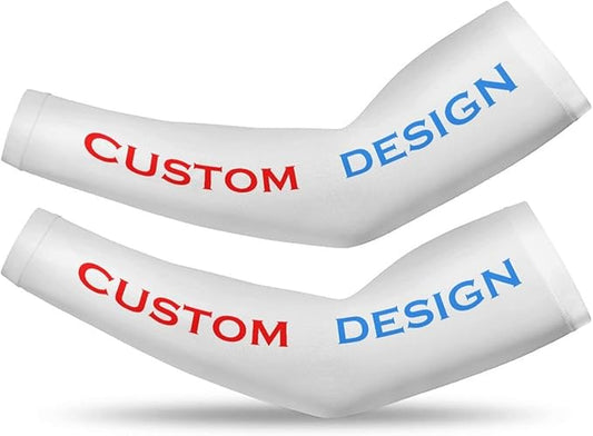 Custom Cooling Compression Arm Sleeves Add Your Design Personalized Oversleeve Covers for Outdoor Activity