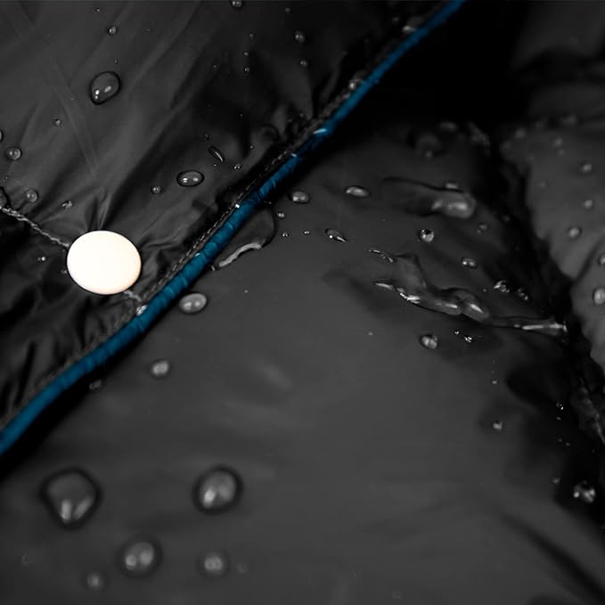 zzlamb Camping Blanket, Compact Lightweight Soft Puffy Blanket Water-Repellent, Packable Warm Quilt Down Alternative Picnic Hiking Backpacking Beach Travel RV Airplane Couch Car