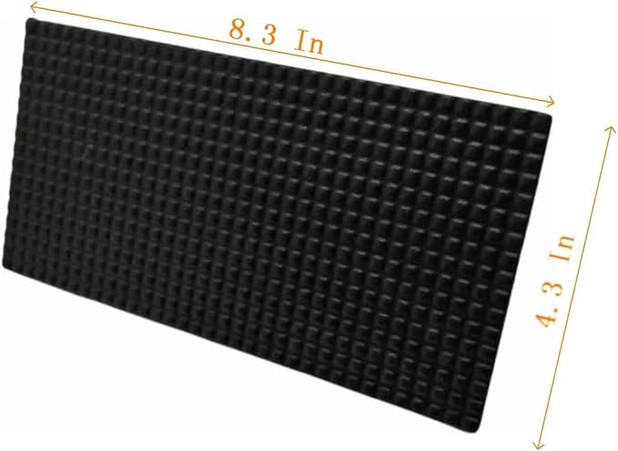 8.3"×4.3" Heavy-Duty Cast Iron Grill Press and Steak Weight with Cool-Touch Comfort-Grip Wood Handle - BBQ Accessories for Griddle, Outdoor Grill, Panini, Tortilla (2 Rectangle)