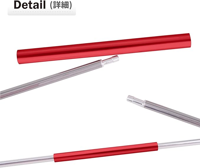 Azarxis Tent Pole Repair Splint Repair Kit Spare Repair Emergency Tube for Diameter 7.9mm-9.5mm Tent Pole