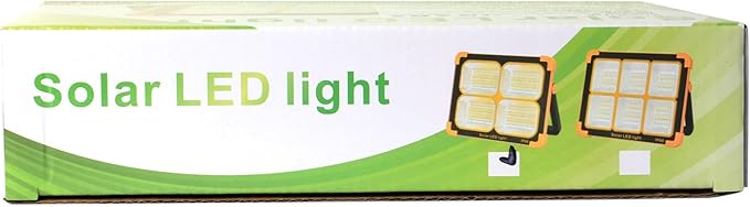 120W Eraylife Rechargeable LED Worklight, 348Leds 10000LM Magnetic Work Light Rechargeable LED Flood Light for Job Site Car Repair Camping, Portable Waterproof Solar Work Light with USB Output