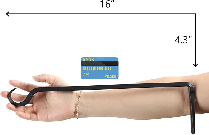 16inch 2 Pack Plant Hanger, Sturdy Hanging Plant Hangers Outdoor, Bird Feeder Hanger for Bird, Plant Hangers for Planters, Lanterns, Wind Chimes Indoor Outdoor, Upgrade Black