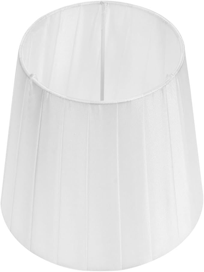 Lamp Shades: White Lamp Shades Clip on for Bedroom, Kitchen, Living Room, 5.5x4.91in