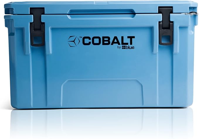 Cobalt 55 Quart Roto Molded Super Ice Cooler | Large Ice Chest - Long Term Ice Retention |