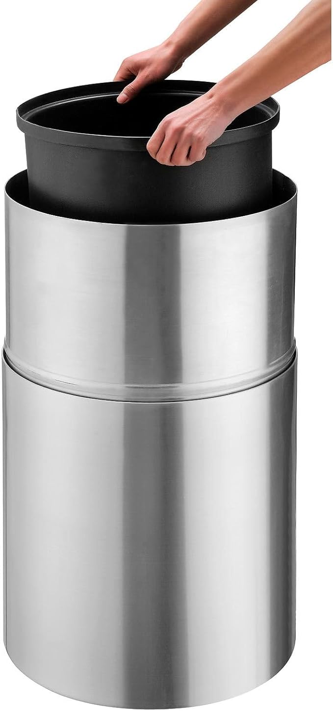 Rigid Plastic Liner for Aluminum Trash Can, 35 Gallon