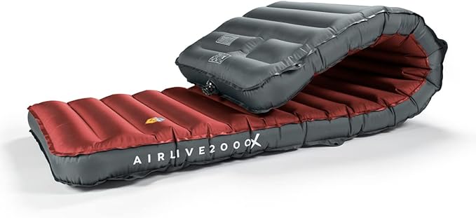 ZOOOBELIVES 3D Wrapping Inflatable Camping Sleeping Pad with Built-in Pump, Extra Thick and Wide, Ultimate Comfortable Compact Camp Air Mat for Tent, Car Traveling and Backpacking - Airlive2000X