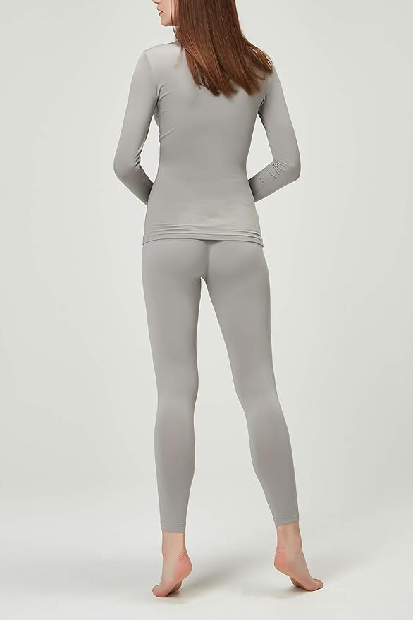 DEVOPS Women's Thermal Underwear Long Johns Top & Bottom Set