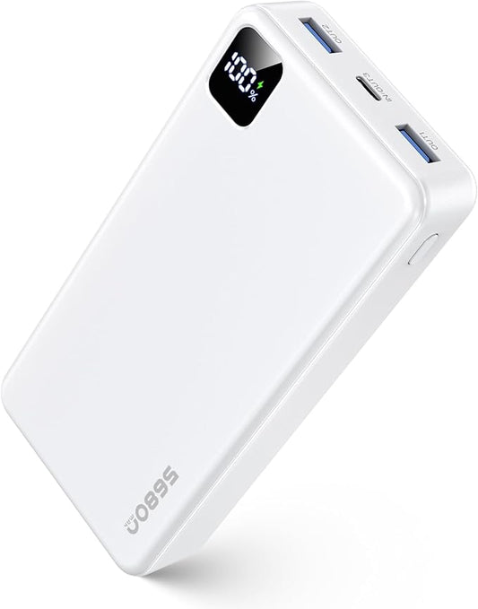 Portable Charger Power Bank 56800mAh Battery Pack-22.5W Fast Charging with USB C & LED Display, 3 Outputs High Capacity Portable Power Bank for iPhone 16/15/14/13 Series, Samsung, iPad etc