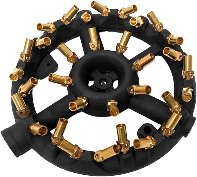 Outdoor Gas Stove with 32 Brass Tips -Jet Burner Perfect for Camping, Turkey Frying, and More! GB-32 LP(Propane Gas 32 Tips)