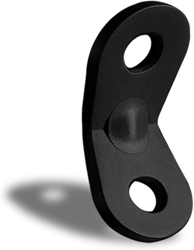 Guyline Tensioner Tent Rope Tensioner - 24Pcs - Alloy Camping Tent Guyline Cord Adjuster Combination Camping Gear (Black, Joints)