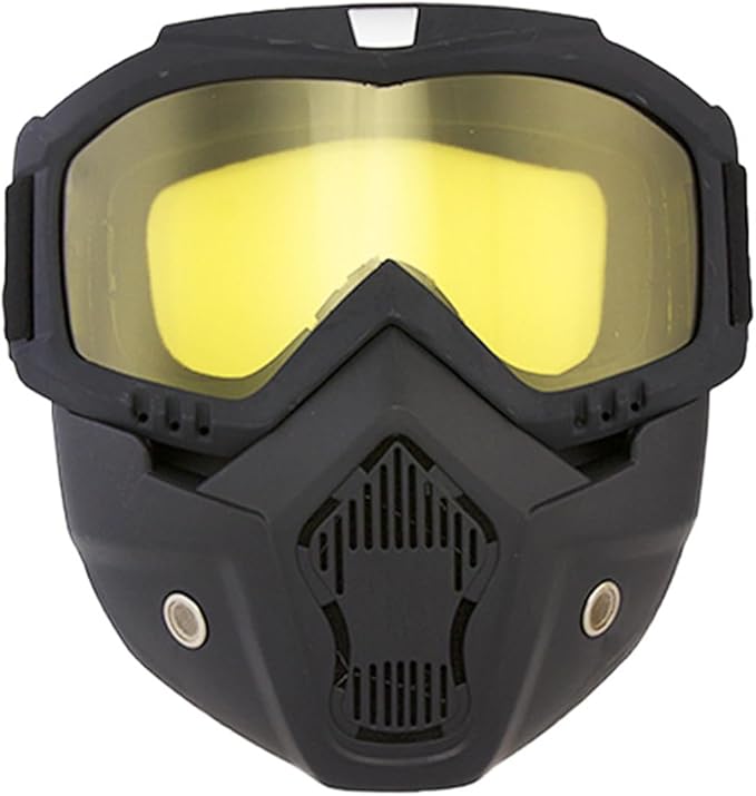 Auto Darkening Welding Helmet, Anti-Glare UV Welding Mask, Anti-Glare,Dust Protection,Detachable Face Shield Large Viewing Welding Hood,Can Be Used for Welding and Cycling (yellow)