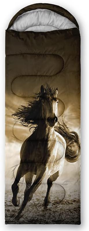 QOOMO Camping Sleeping Bags,3 Season Warm & Cool Weather,Lightweight,Waterproof Sleeping Bags for Adults & Kids,Traveling,and Outdoors,Camping Gear Equipment