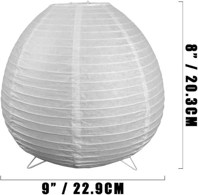 YY YEARCHY Table Lamp Paper Lamp Able Lamp Standing Lamps with Rice Paper Shade for Bedroom Livingroom (Egg)