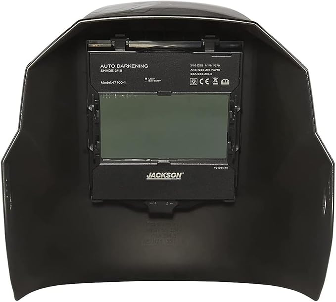 Jackson Safety Premium Graphic Welding Hood with Digital ADF - Ultra Lightweight Auto Darkening Welding Helmet - ANSI Z87.1 (Multiple Styles)