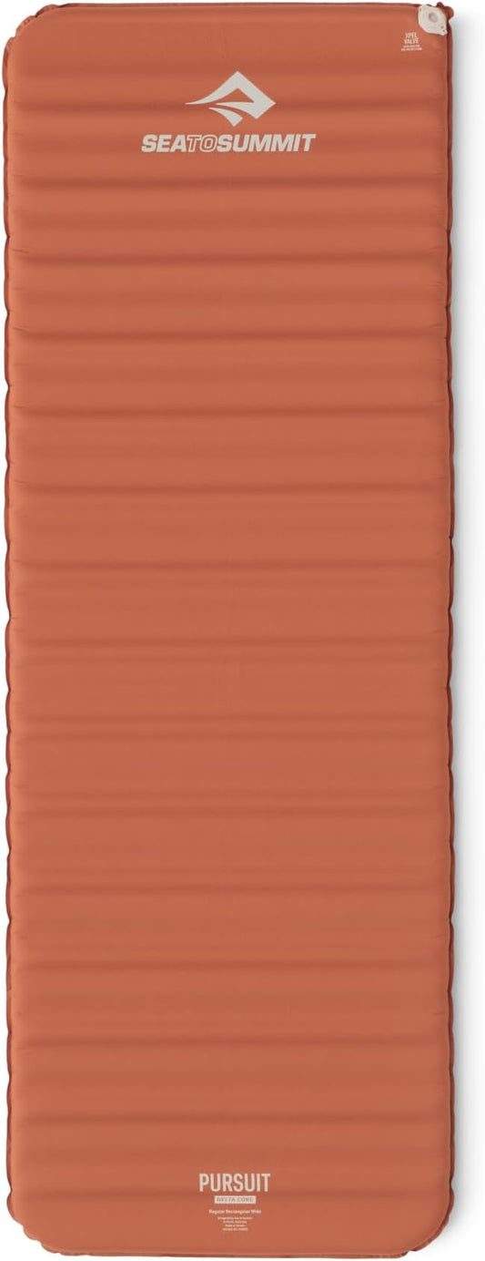 Sea to Summit Pursuit Self-Inflating Sleeping Mat for Camping and Backpacking, Rectangular - Regular (72 x 25 x 2 inches)