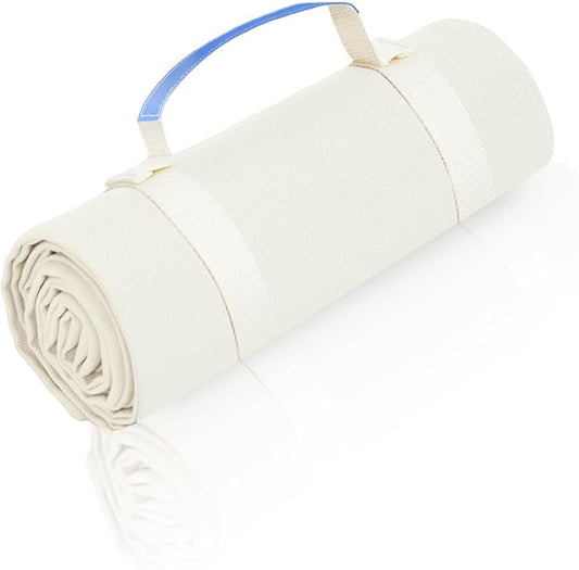 4’9” x 3’3” Compact Minimalist Water Resistant Canvas Mat,Kids/Single Use,Lightweight for Outdoor,Picnic,Beach