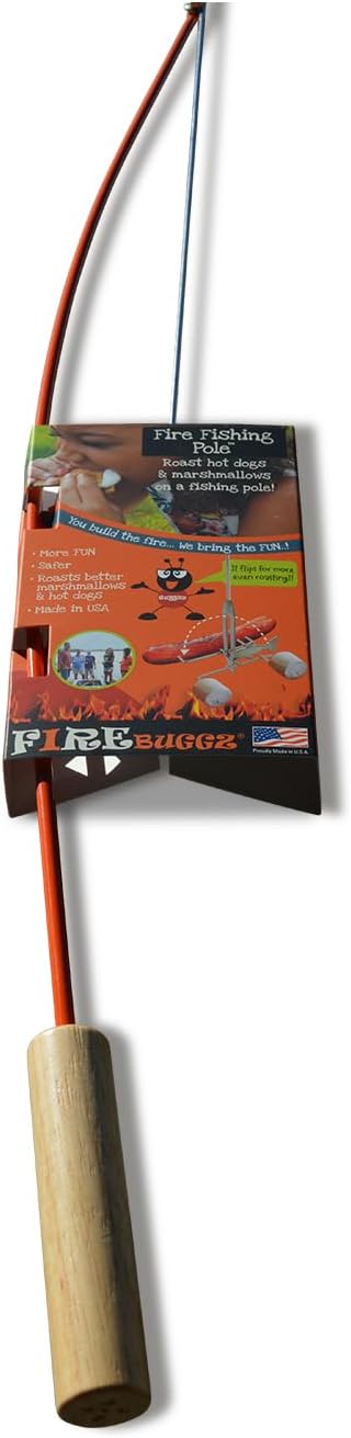 Campfire Roasting Sticks – Smore Sticks & Hot Dog Skewers for Fire Pit Cooking – Camping Essentials & Must Haves Campfire Accessories for Family Fun Outdoors