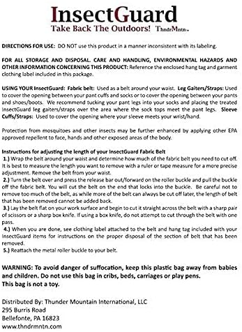 $averPak Pets - InsectGuard Permethrin Treated Mosquitoes, Flies, Ticks & More Insect Repellent Tube Dog Bandanna (Black)