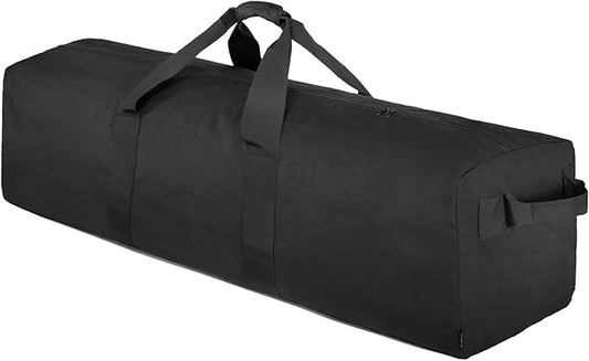 Vorspack Duffle Bag for Travel - 180L Extra Large Duffel Bag for Men Foldable Camping Bags for Weekender Gear Storage Overnight Tent Sports Moving - Black