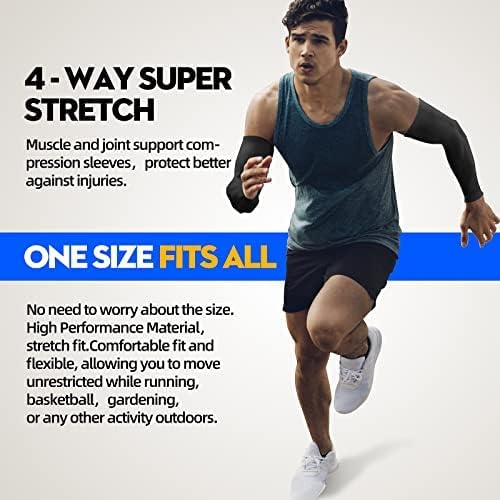 GOUNOD Sun Protection Cooling Arm Sleeves with Thumb Holes - Gardening Outdoors Sports Workouts Sunscreen Arm Sleeves