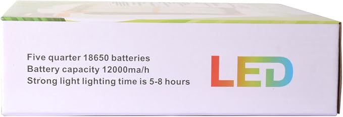 120W Eraylife Rechargeable LED Worklight, 348Leds 10000LM Magnetic Work Light Rechargeable LED Flood Light for Job Site Car Repair Camping, Portable Waterproof Solar Work Light with USB Output