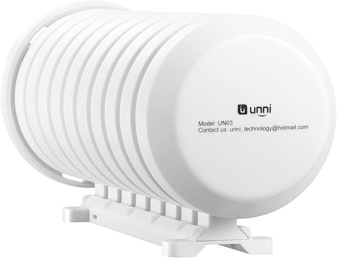 UN03 Indoor Outdoor Thermometer Weather Station Outdoor Sensor Protection Shield Wall Mounted