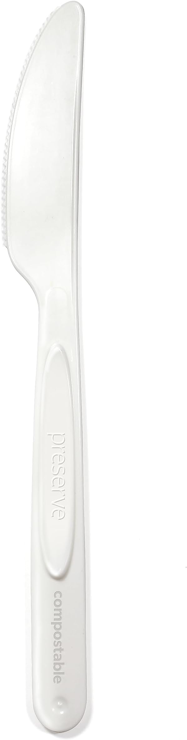 Preserve Compostable Knives, Made in USA, Medium Weight Cutlery, White, 840 Count