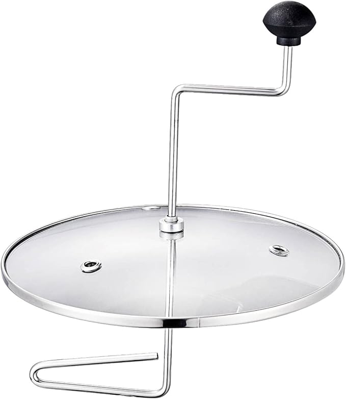 Lehman's Manual Stovetop Popcorn Popper, Stainless Steel Popcorn Maker with Stirring Rod, No Measuring Needed, Doubles as Cooking Pot