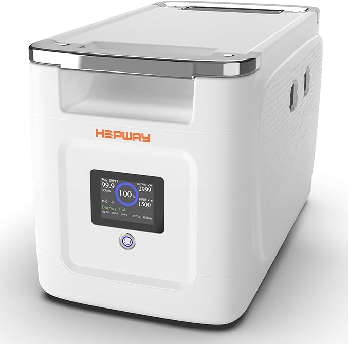 Expansion Battery Alpha 2000X,2048Wh LiFePO4 Extra Battery Pack for Portable Power Station Alpha 2000,15 Units In Parallel,Up To 32kwh Expandable Capacity for Outdoor RV Camping and Home Emergency