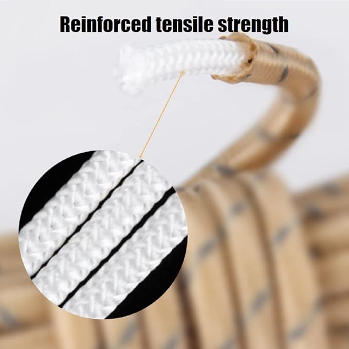 Tent Wind Ropes with Tensioners Cord Adjuster, 4pcs 13ft Reflective Rope for Camping, Hiking, Canopy Shelter, Outdoor Activity(Black)