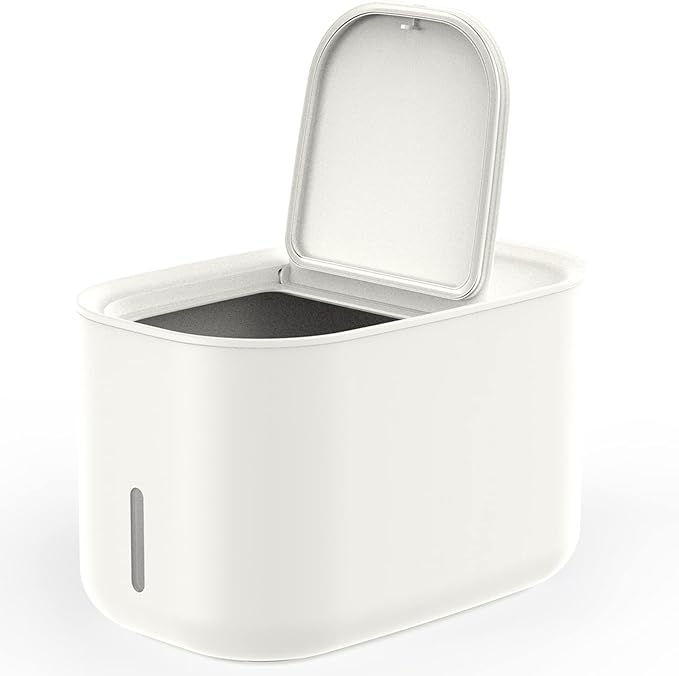 Zuutii Rice Storage Container,Food Container, Dry Food Storage, Pet Food Dispenser, 6.9Qt/11lbs Large Storage Bin with Lid,Silicone Ring & Moisture Proof,for Grain Cereal Soybean Corn,Begie