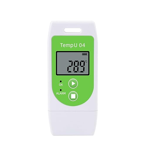 Tzone Temperature Data Logger USB Reusable Temp Recorder with PDF CSV Reports, Digital Thermometer Recording Refrigerator Industrial Temp Datalogger 32000 Points for Lab Freezer Shipment TempU04