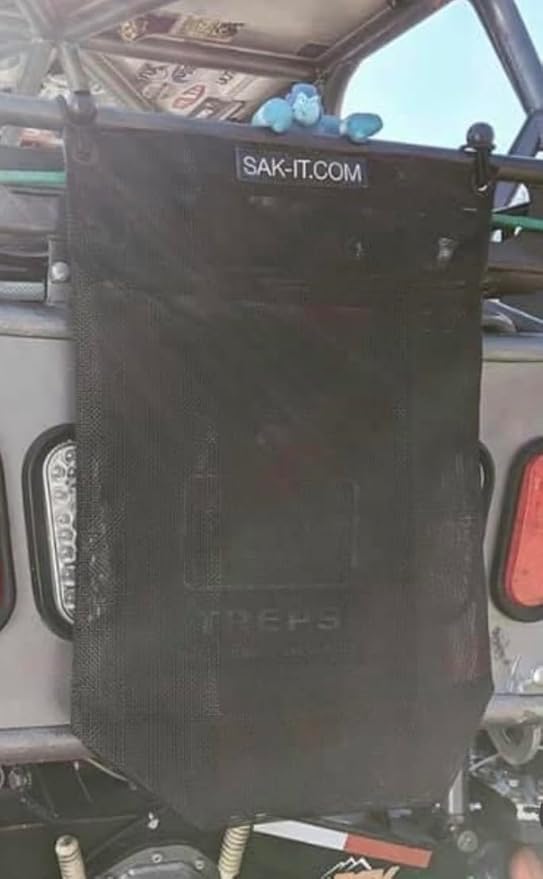 SAK-IT Scrap SAK Off Road Trash Bag. Fits SxS, ATV, Rock Crawler, Mud Truck, Golf Cart, Boat, UTV. Universal Fit for Polaris, Kawasaki, Honda, Jeep.