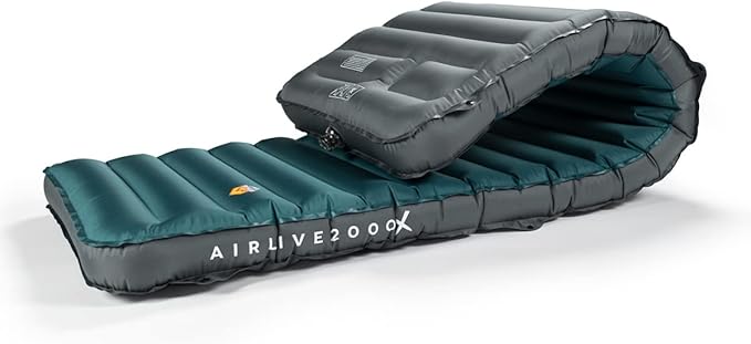 ZOOOBELIVES 3D Wrapping Inflatable Camping Sleeping Pad with Built-in Pump, Extra Thick and Wide, Ultimate Comfortable Compact Camp Air Mat for Tent, Car Traveling and Backpacking - Airlive2000X