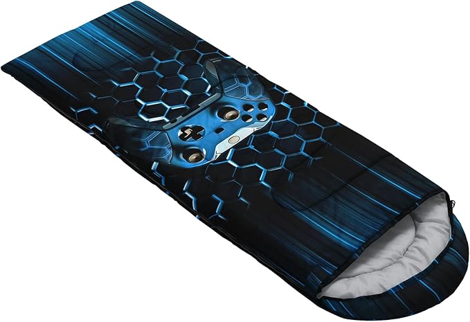 QOOMO Camping Sleeping Bags,3 Season Warm & Cool Weather,Lightweight,Waterproof Sleeping Bags for Adults & Kids,Traveling,and Outdoors,Camping Gear Equipment