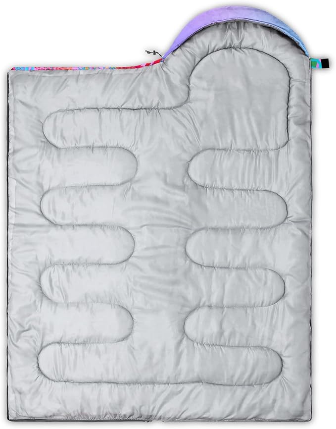 HOSIMA Dear Hunting Pattern Cold Weather Sleeping Bags for Adults,Black Light Weight Sleeping Bags for Kids Adults,WaterProof Sleeping Bags for Outdoors Hiking.