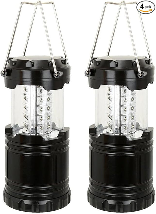 Elevon Ultra Bright LED Collapsible Water Resistant Camping Lantern Flashlights