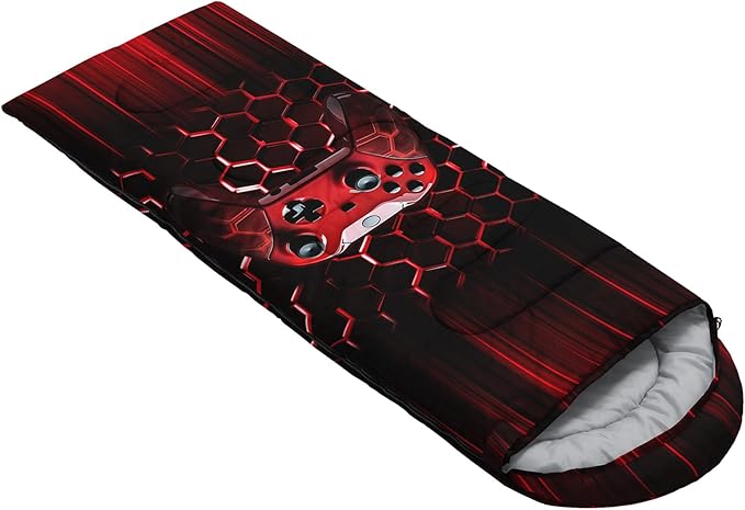 QOOMO Camping Sleeping Bags,3 Season Warm & Cool Weather,Lightweight,Waterproof Sleeping Bags for Adults & Kids,Traveling,and Outdoors,Camping Gear Equipment