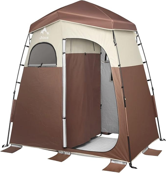 Oileus Pop Up Privacy Tent - Portable Shower Tent, Beach Changing Room, Camp Toilet, Instant Privacy Shelter - Camping, Beach, Hiking, Fishing