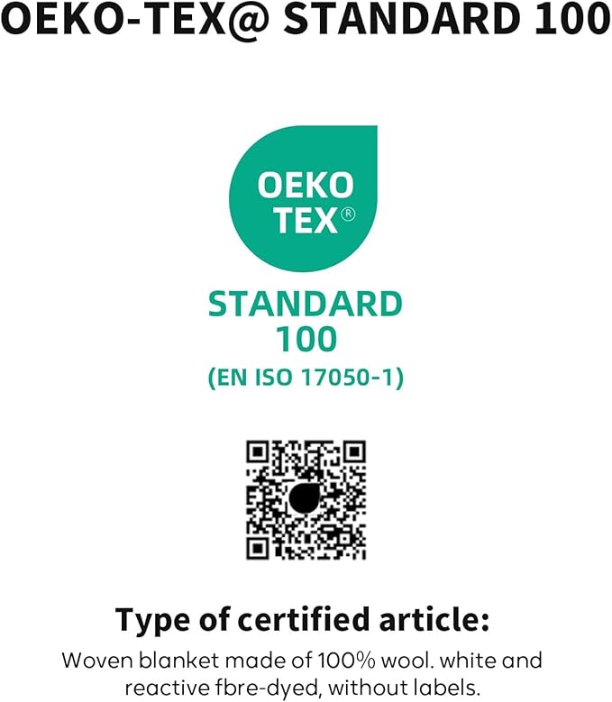 100% Wool Blanket, 48" x 62", Warm, Thick, Washable, Military Wool Blanket, Great for Camping, Outdoors, Sporting Events, Survival Kits, Dark Camel